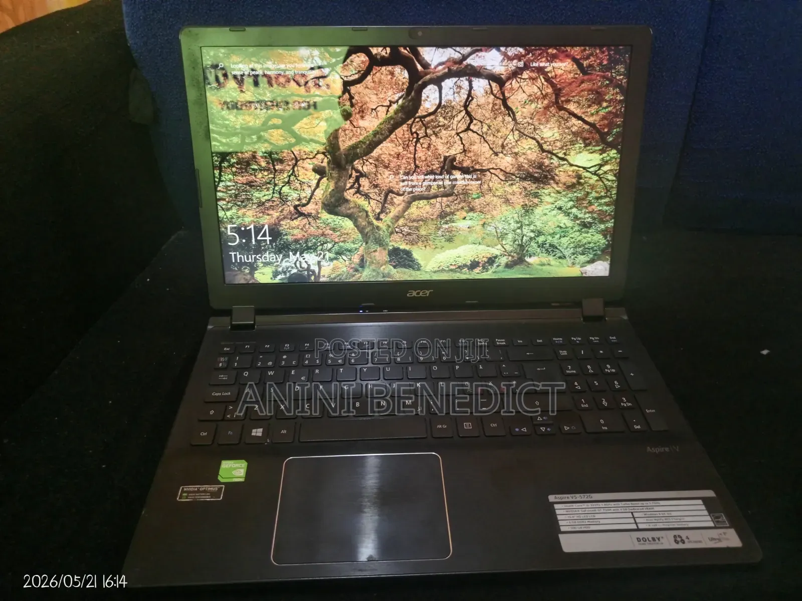 Laptop Acer Aspire 5 12GB Intel Core i5 SSD 256GB