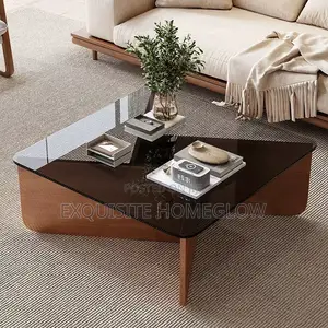 Modern Tempered Glass Coffee Table(90cm X 90cm)
