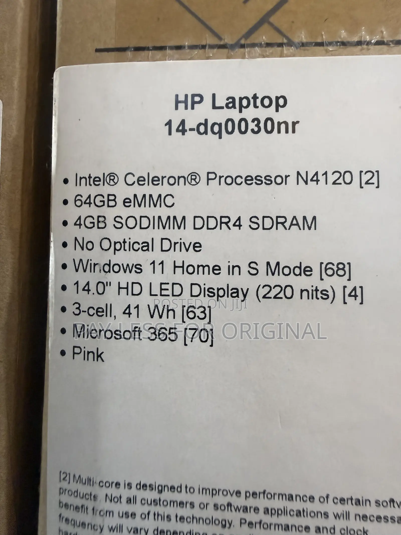 New Laptop HP 14z 4GB Intel Pentium SSD 60GB