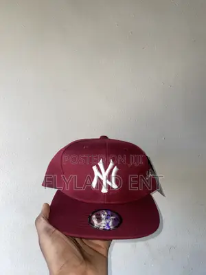 Wine Yankees Snapback Cap
