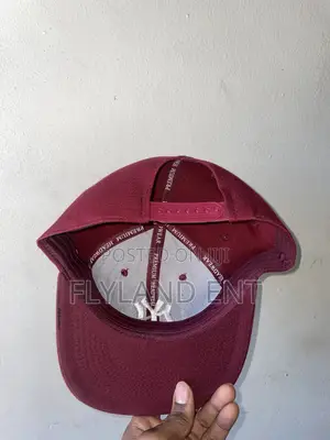 Wine Yankees Snapback Cap