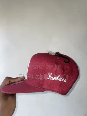 Wine Yankees Snapback Cap