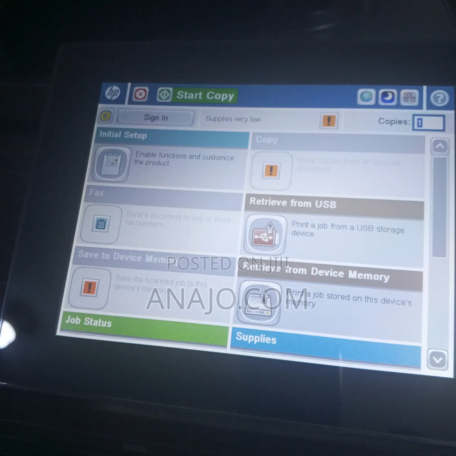 Hp A3 Colour Laserjet Flow MFP M880