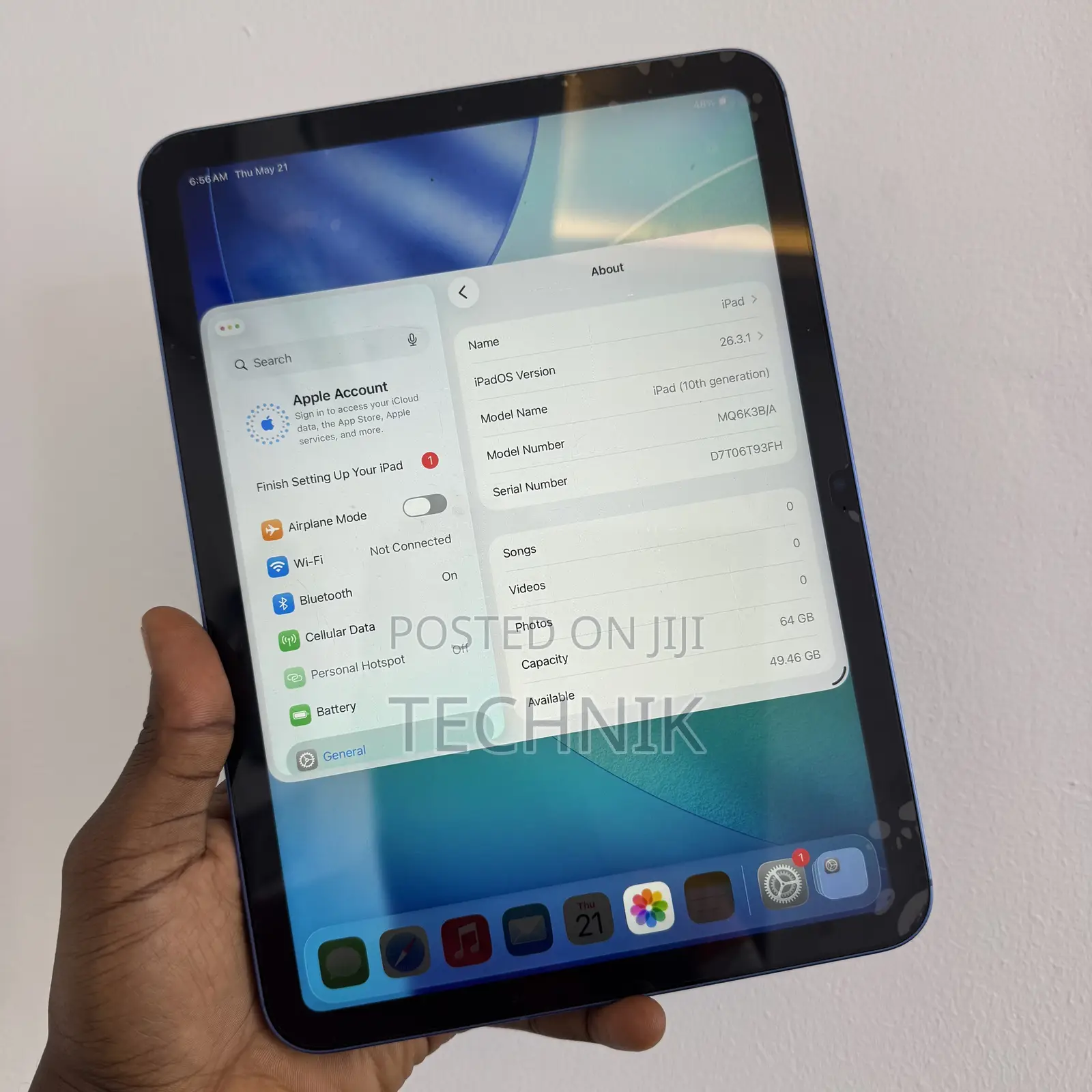 Apple iPad (2022) 64 GB Blue