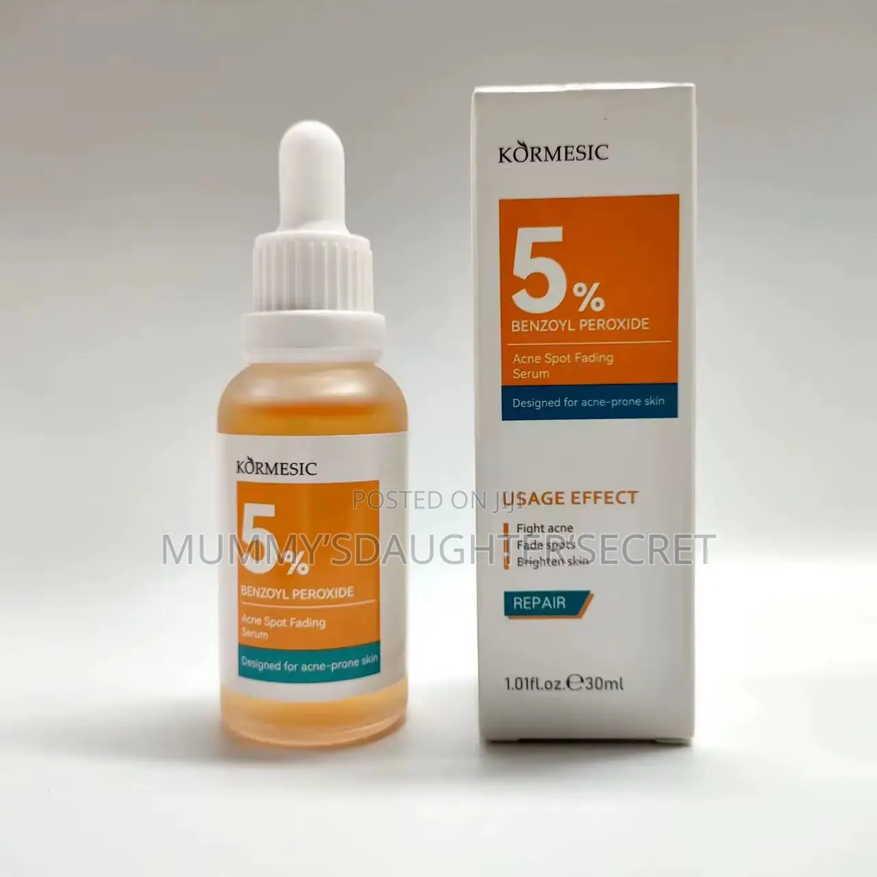 Kormesic 5% Benzoyl Peroxide for Acne Spot Fading Serums