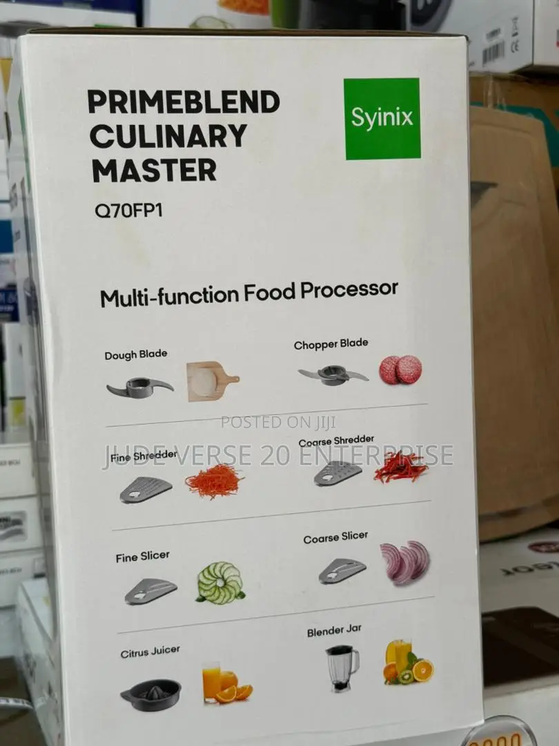 Syinix Food Processor 8 in 1