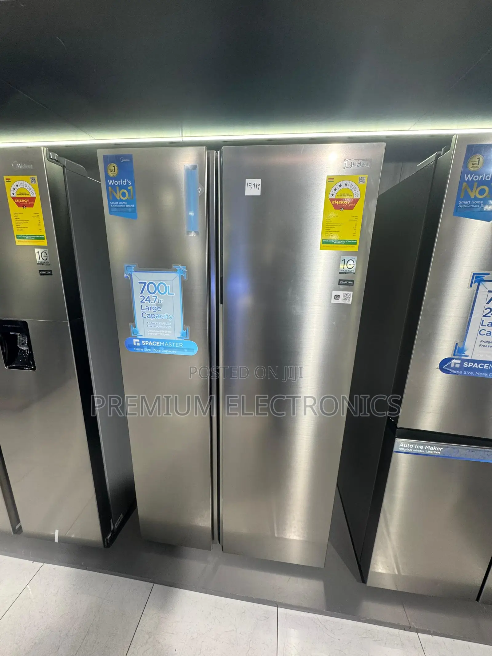 Midea 700ltr Inverter Spacemaster 4 Star Fridge. Mdrs925cim46m