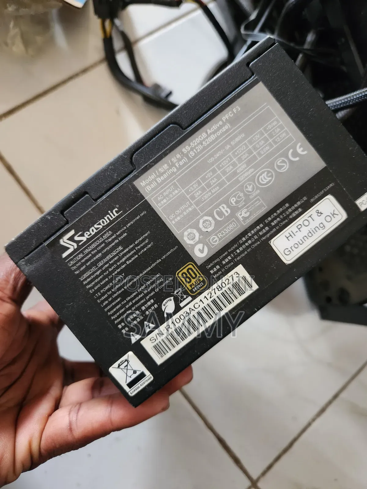 Seasonic 520watts 80+ Bronze Power Supply