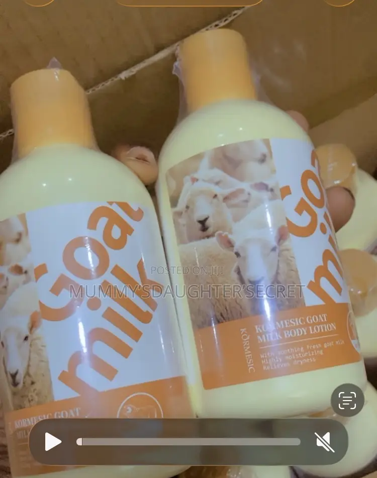 Kormesic Goat Milk Body Wash and Body Lotion Set