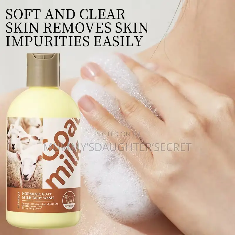 Kormesic Goat Milk Body Wash and Body Lotion Set
