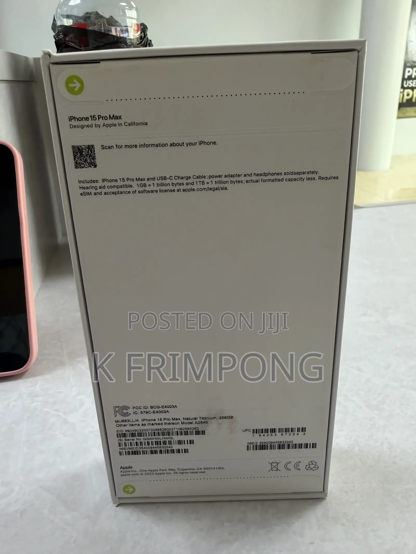 Apple iPhone 15 Pro Max 256 GB White