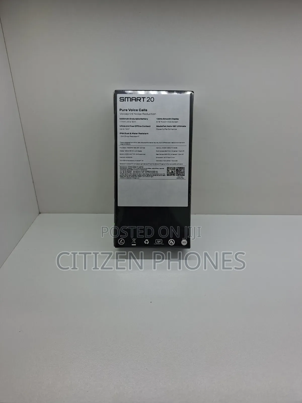 New Infinix Smart 20 64 GB Gray