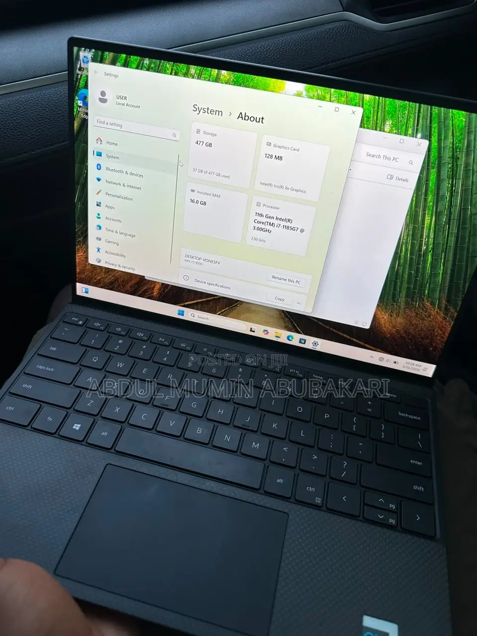 New Laptop Dell XPS 13 16GB Intel Core i7 SSD 512GB