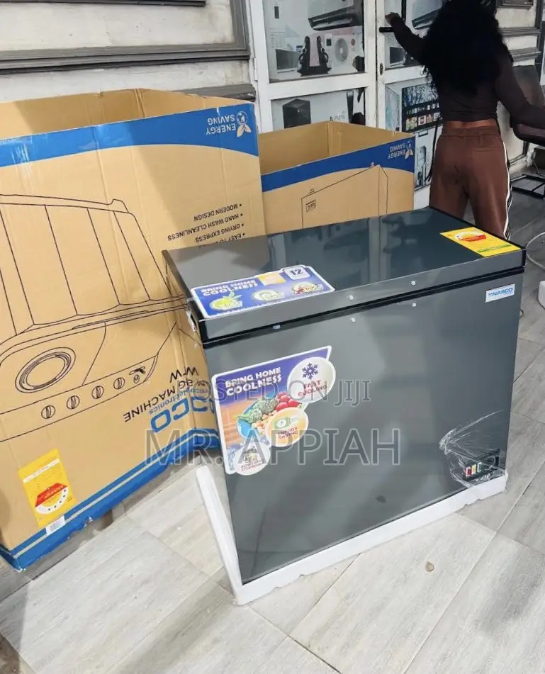 Brand New Nasco 1 Door Electric Chest Freezer(Gray)316l
