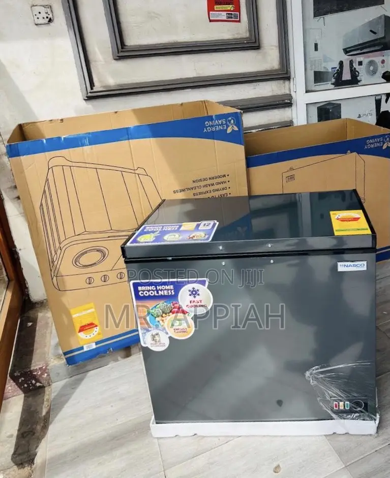 Sleek Nasco 1 Door Electric Chest Freezer(Gray)316l