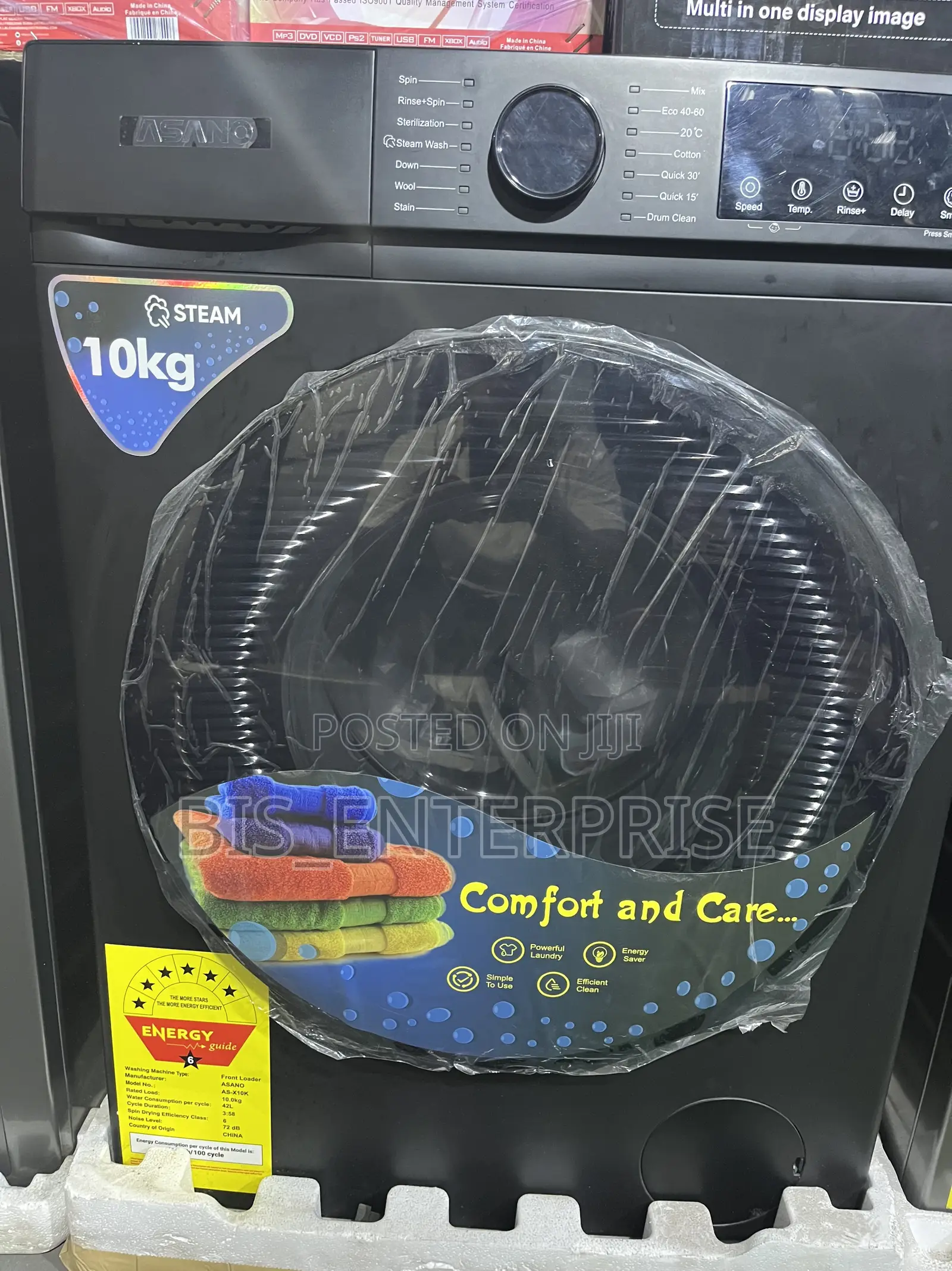 Asano 10kg Fully Automatic Front Load Washing Machine