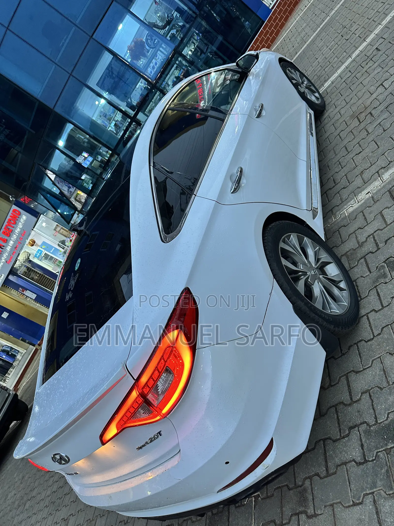Hyundai Sonata Limited 2.0T 4dr Sedan (2.0L 4cyl Turbo 6A) 2015 White