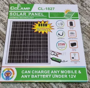 Solar Panel 25w 12v Cl-1827