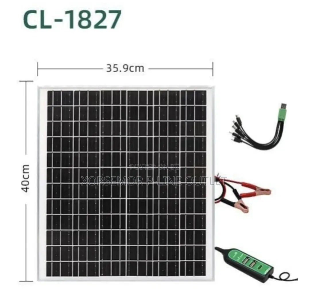Solar Panel 25w 12v Cl-1827