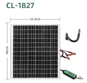 Solar Panel 25w 12v Cl-1827