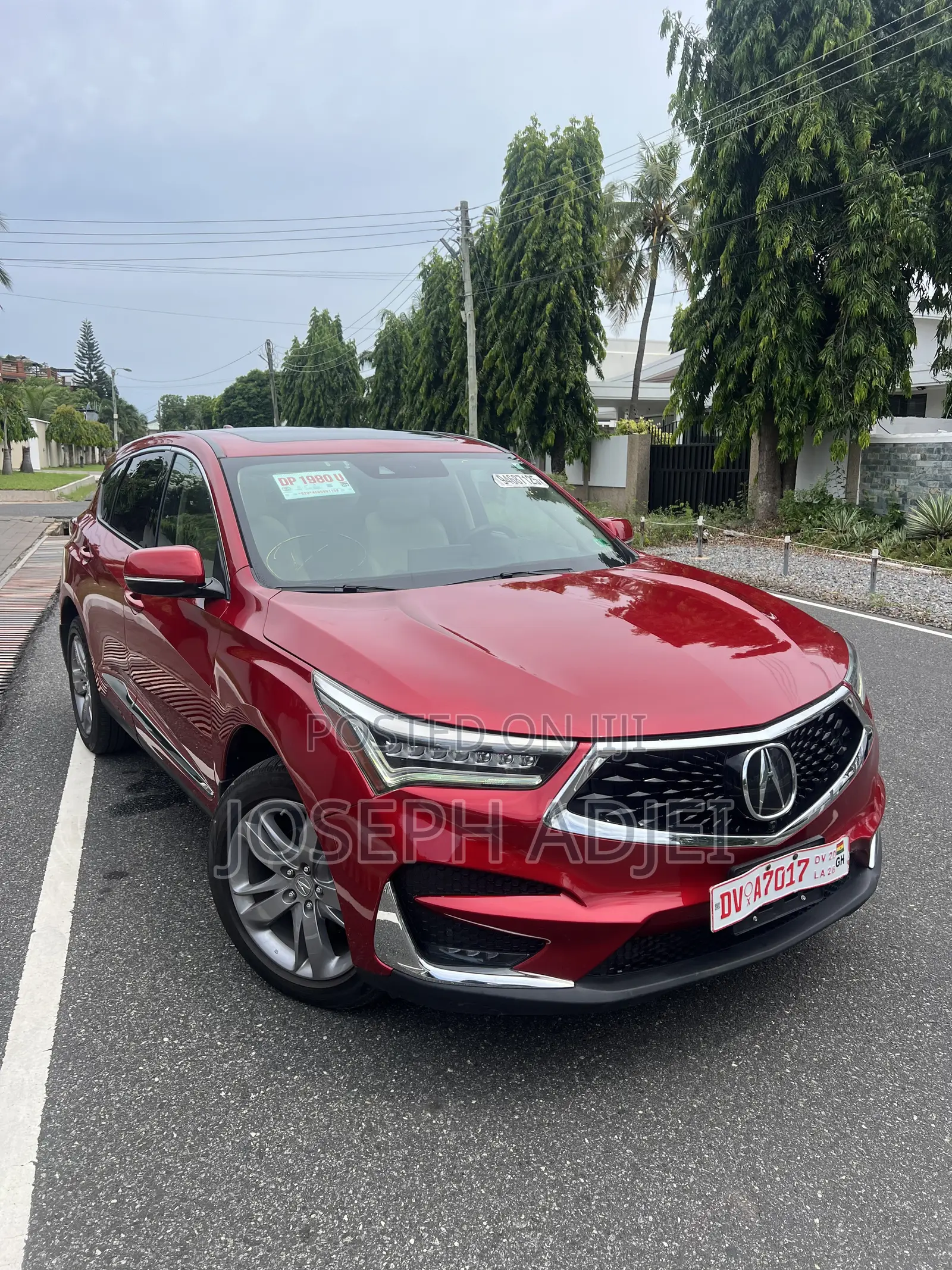 Acura RDX Advance Pkg AWD 2019 Red