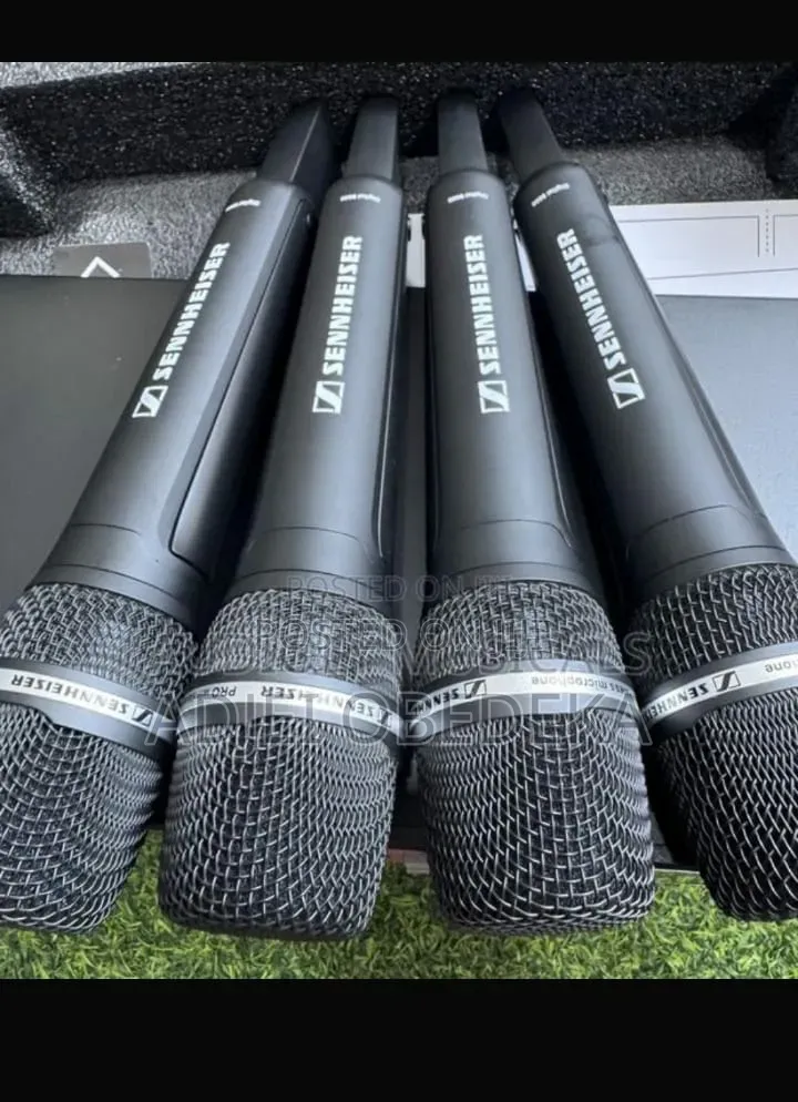 4 in 1 Cordless Sennheizer Microphones.
