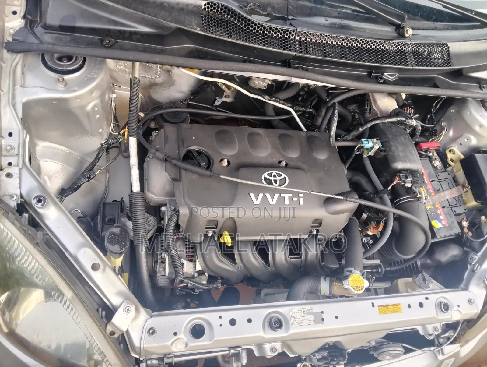 Toyota Vitz 1.3 AWD 3dr 2003 Silver