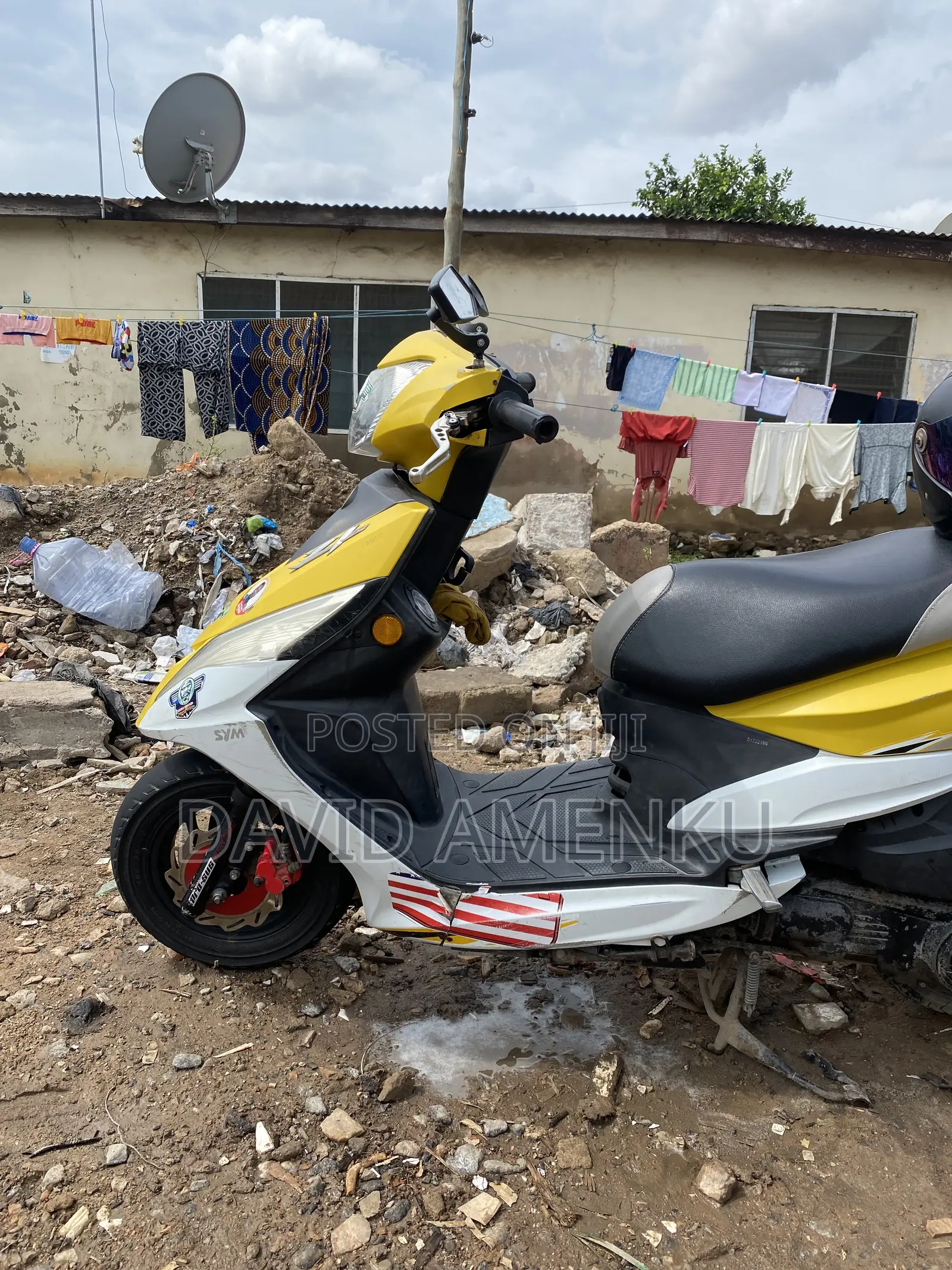 SYM Magic Sr 2024 Yellow