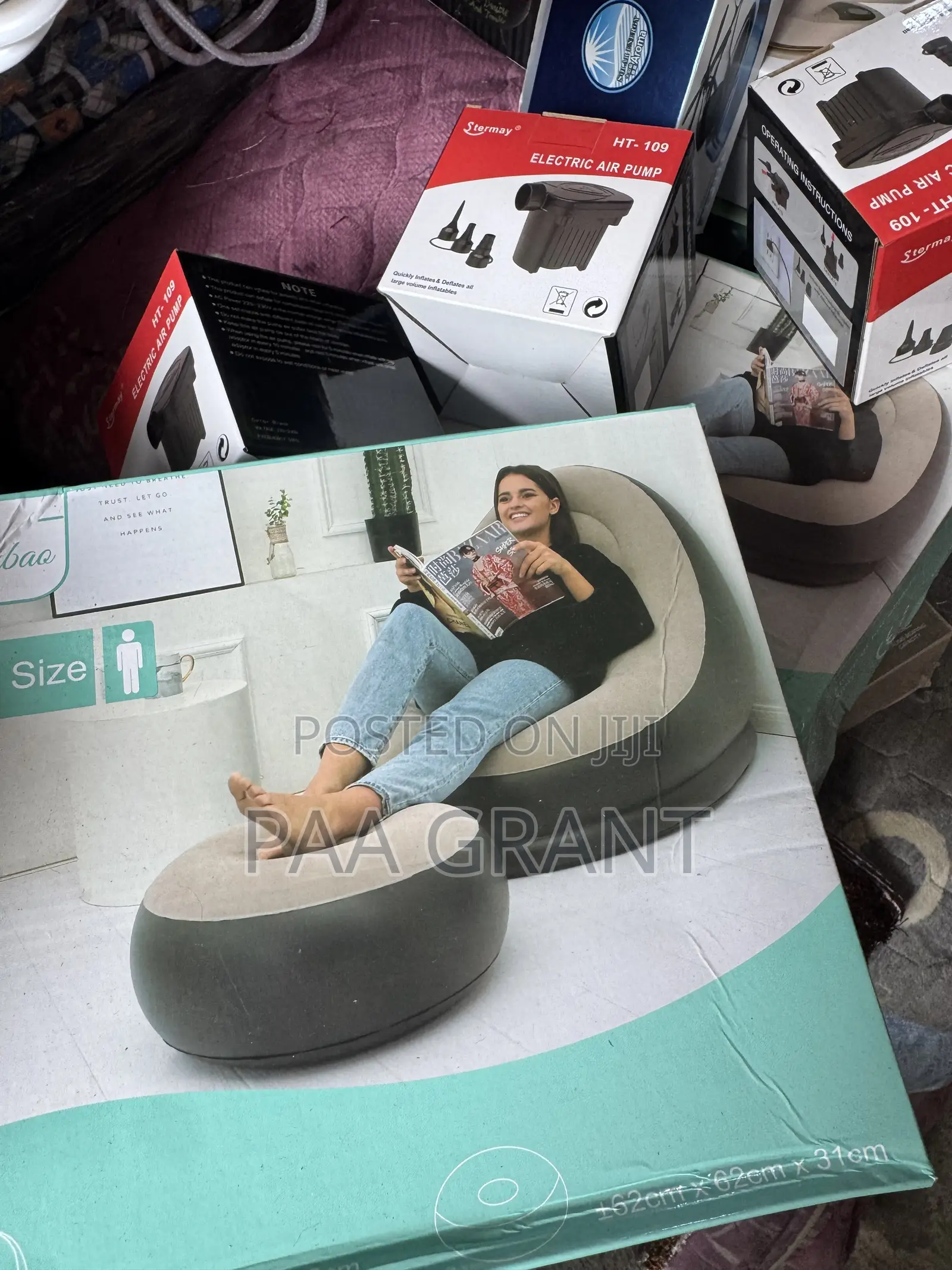 Light Weight Durable And Super Comfy Inflatable Sofa