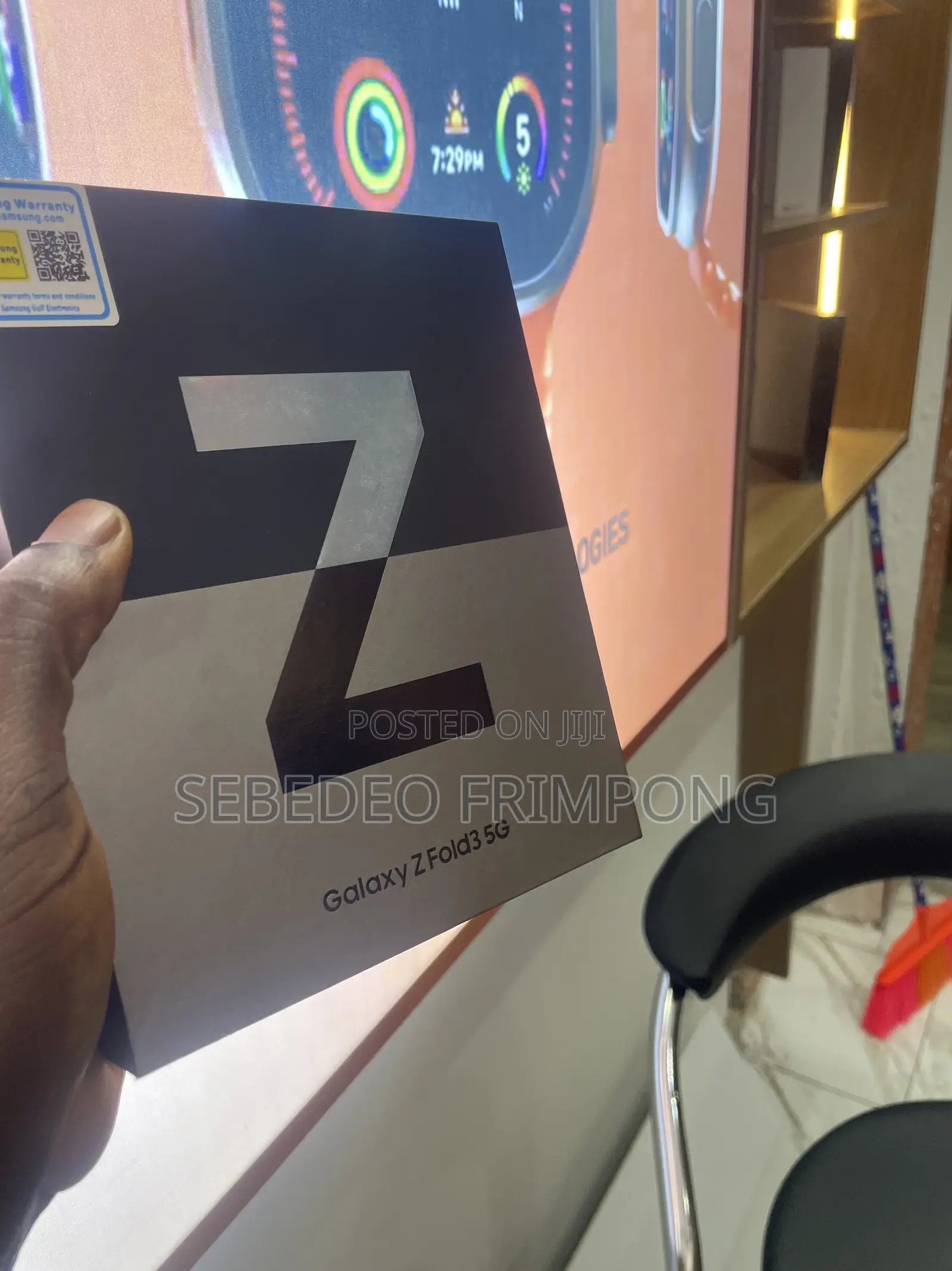 New Samsung Galaxy Z Fold 3 256 GB Black