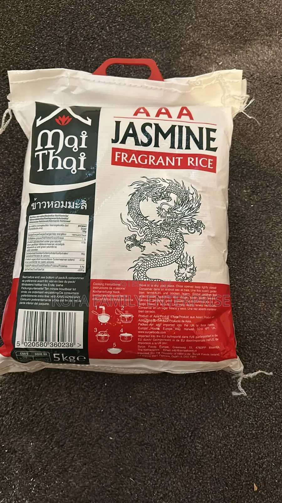 Aaa Jasmine Fragrance Rice From Uk