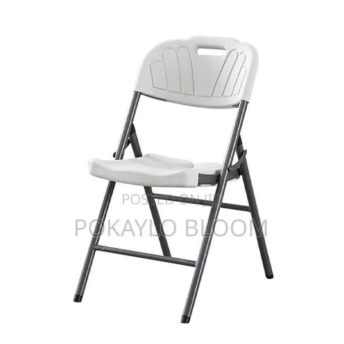 Nazhura Heavy-Duty Plastic Folding Chair
