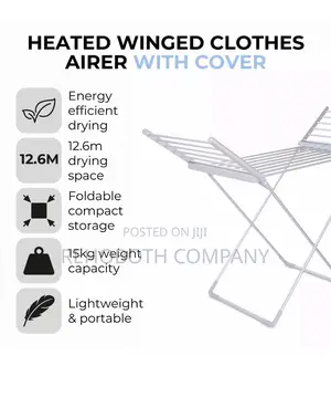 Tower T25003 Heated Winged Clothes Airer