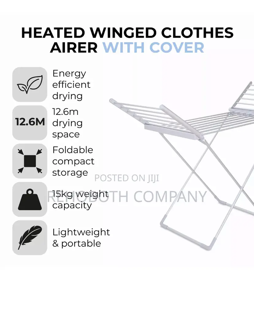 Tower T25003 Heated Winged Clothes Airer