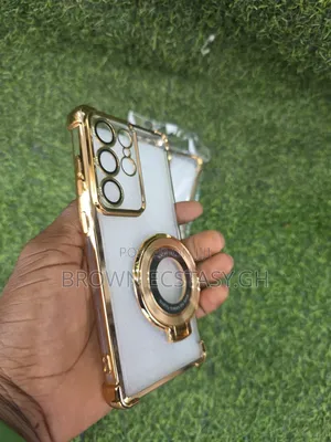 Galaxy S25 Ultra / S26 Ultra Clear Gold Case