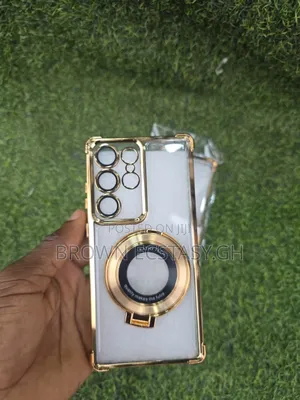 Galaxy S25 Ultra / S26 Ultra Clear Gold Case