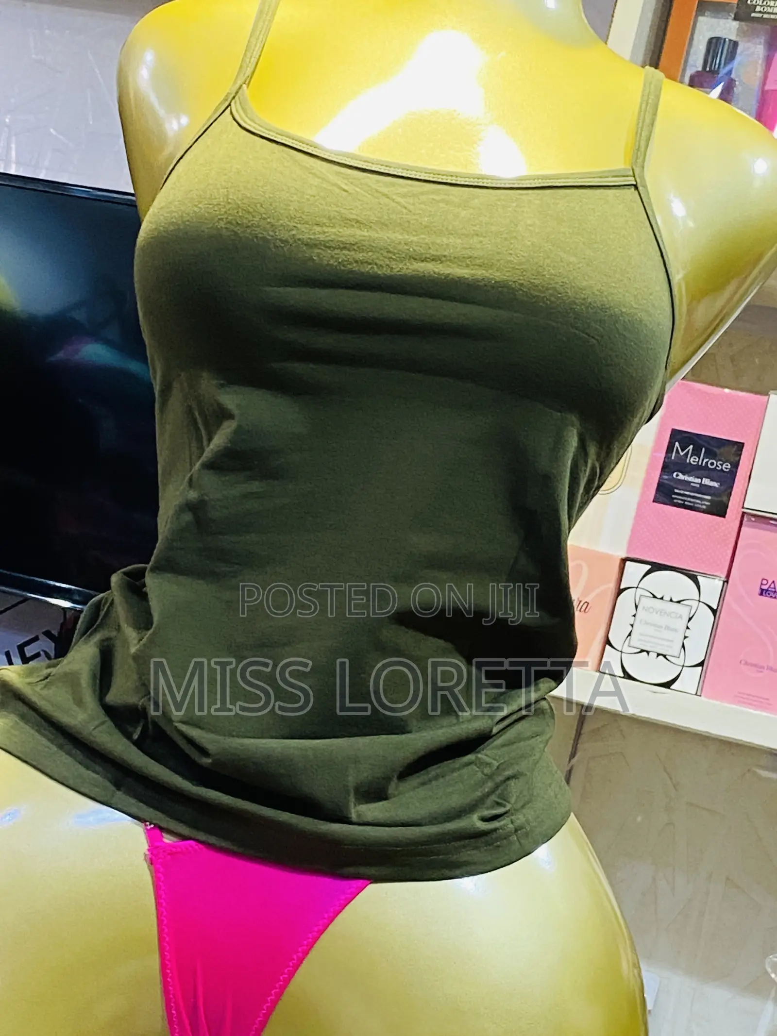Cotton Camisole Spaghetti Top Inner-Wear / Colours