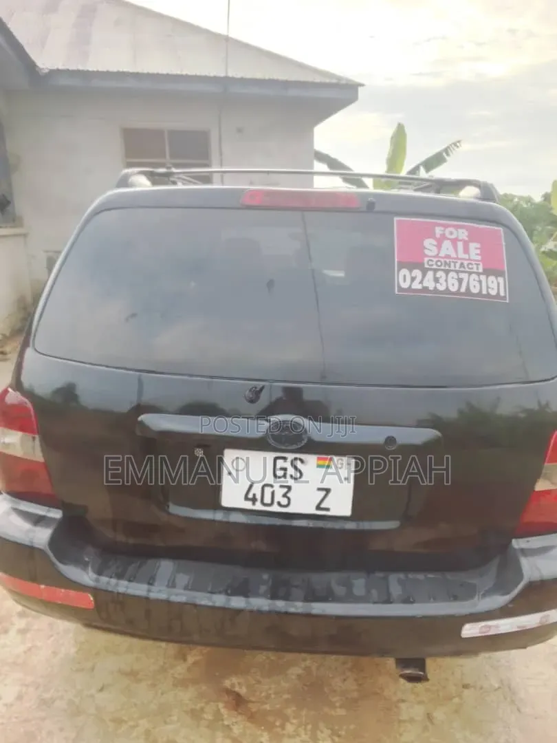 Toyota Highlander V6 AWD 2002 Black