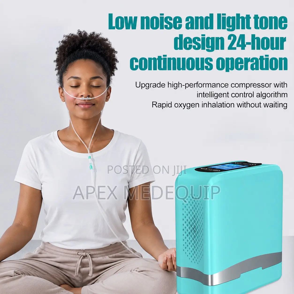 Portable Rechargeable 7l Oxygen Concentrator