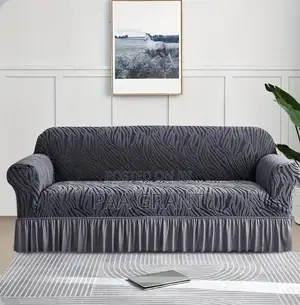 Soft Velvet Rich Comfort(Fluffy Cotton Sofa Skirt Cover(Sold as a Set