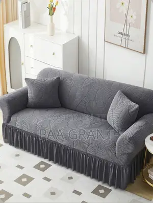 Ultimate Sofa Protection(Fluffy Cotton Sofa Skirt Cover(Sold as a Set