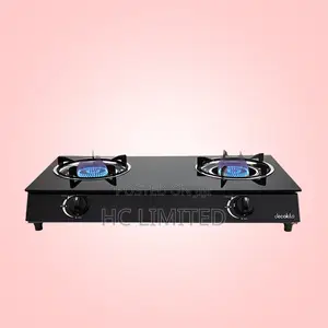 Decakila Double Glass Table Gas Stove - Kmgs043b