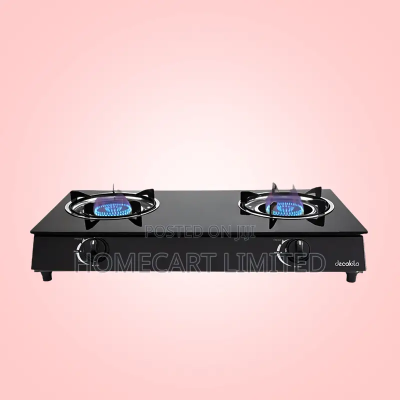 Decakila Double Glass Table Gas Stove - Kmgs043b
