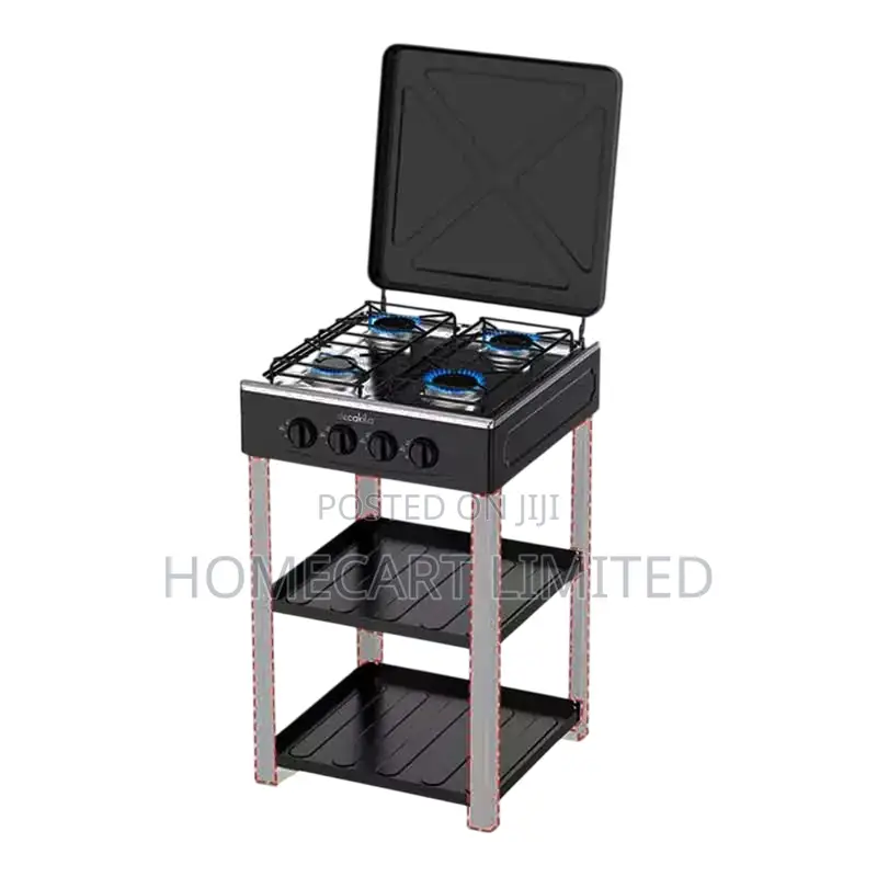 Decakila Gas Stove With Shelf + Legs - Kmgs018b