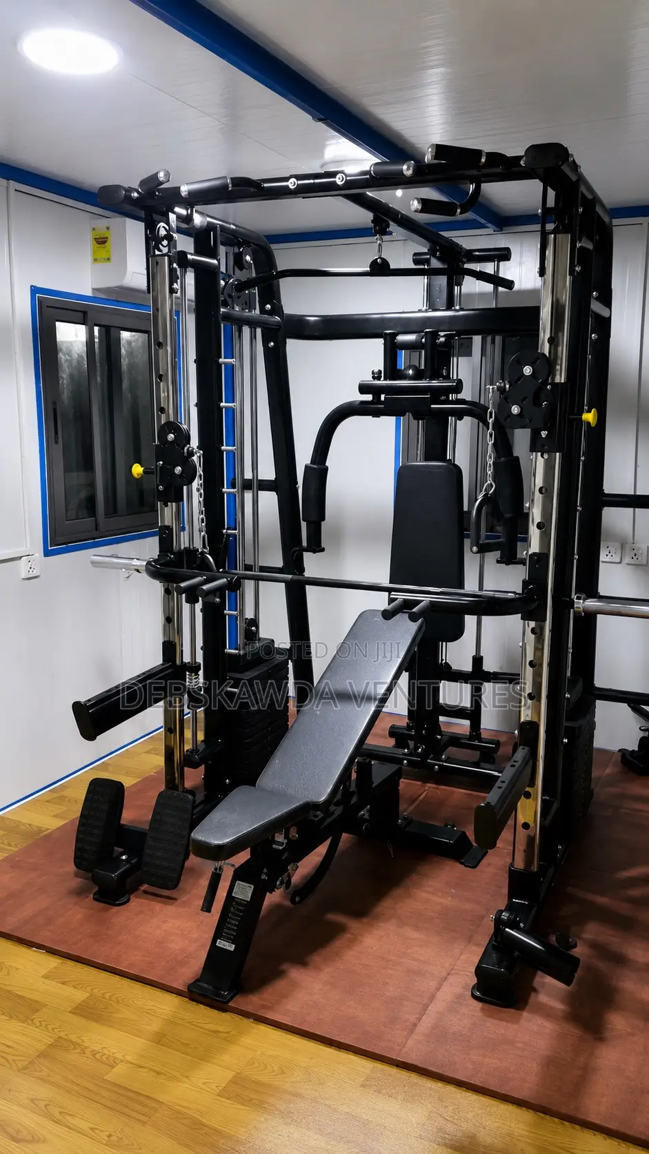 Smith Machine Pro With Heavy Bench