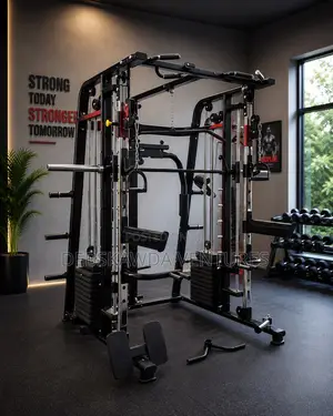 Smith Machine Pro With Heavy Bench