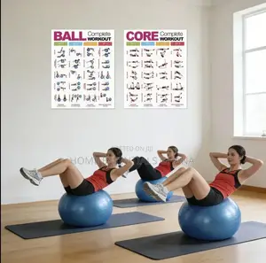 Anti-Burst Gym Ball Perfect for Home Workout Fitness