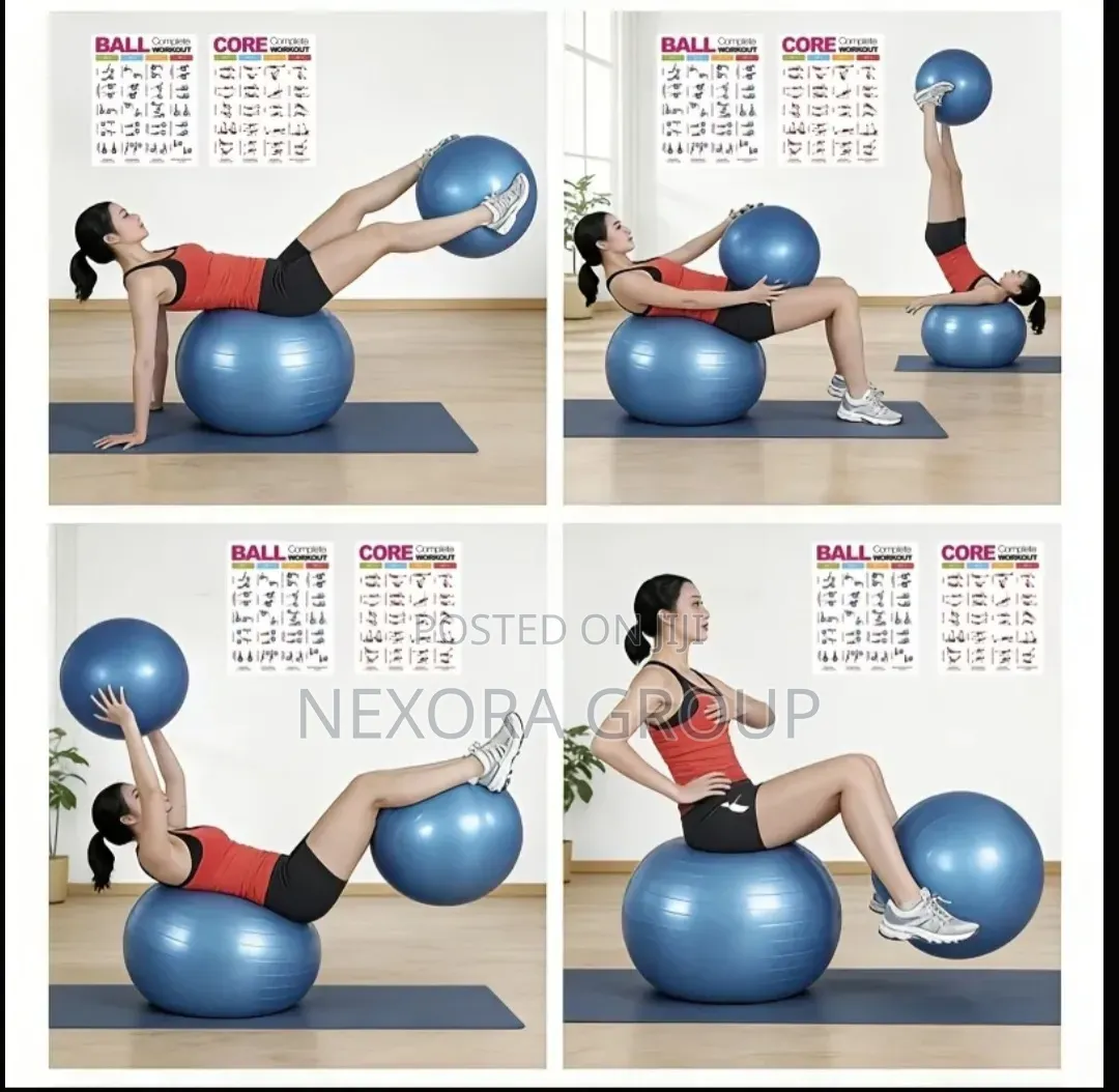 Anti-Burst Gym Ball Perfect for Home Workout Fitness