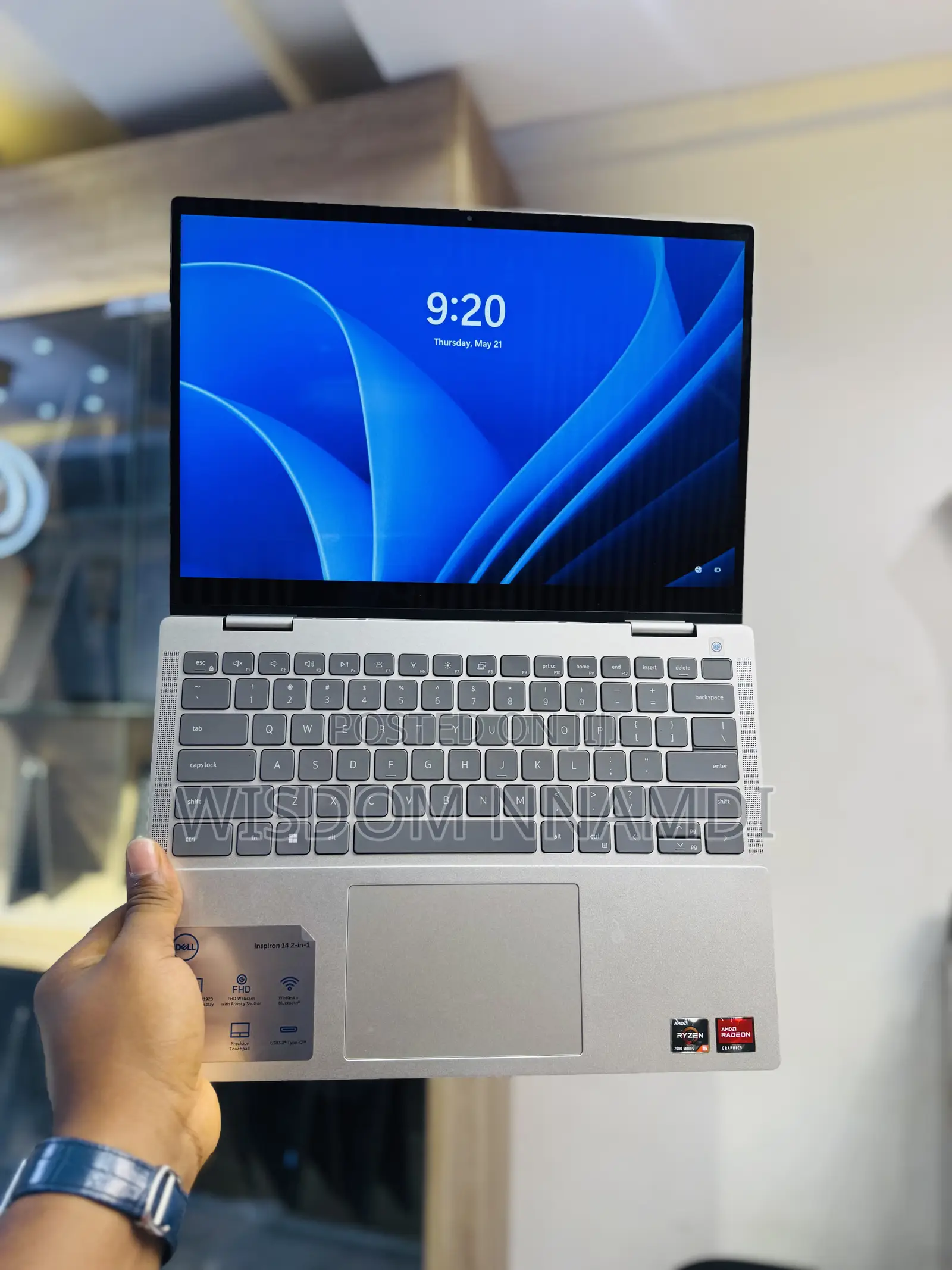 Laptop Dell Inspiron 14 7440 2-in-1 8GB AMD Ryzen 5 SSD 512GB