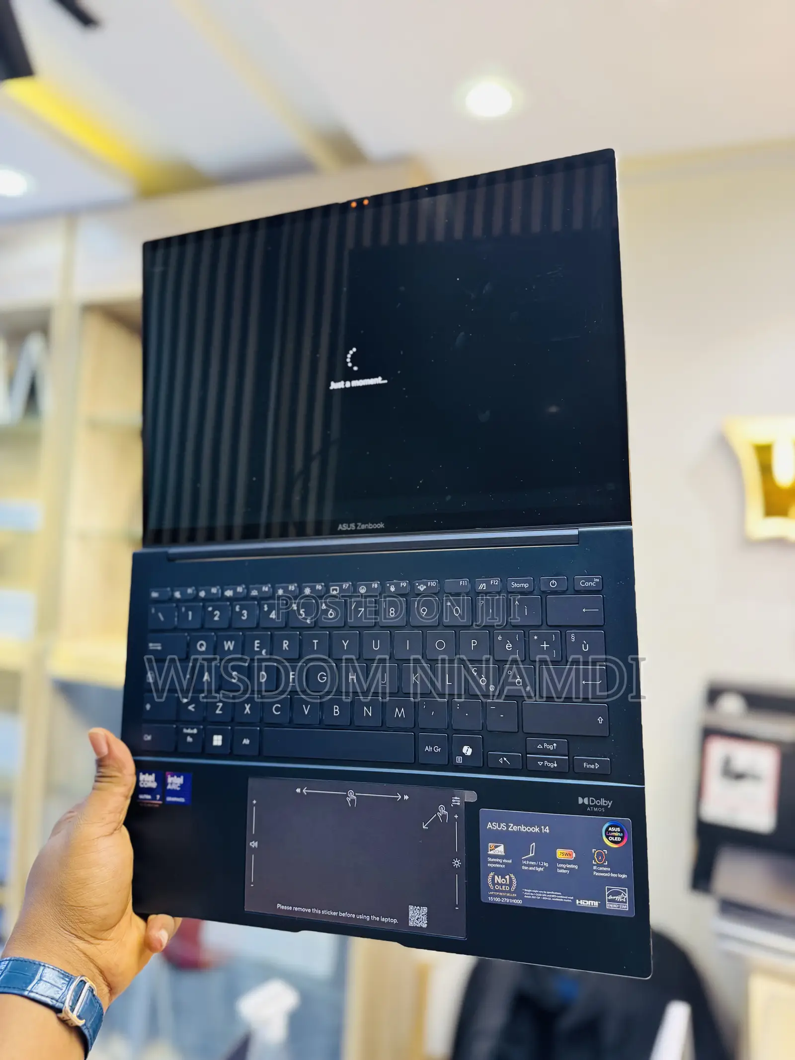 New Laptop Asus Zenbook 14 UX434 16GB Intel Core Ultra 7 SSD 1T